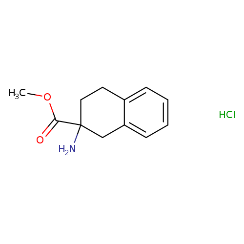 2-AMINO-1,2,3,4-TETRAHYDRO-NAPHTHALENE-2-CARBOXYLIC ACID METHYL ESTER, HY+