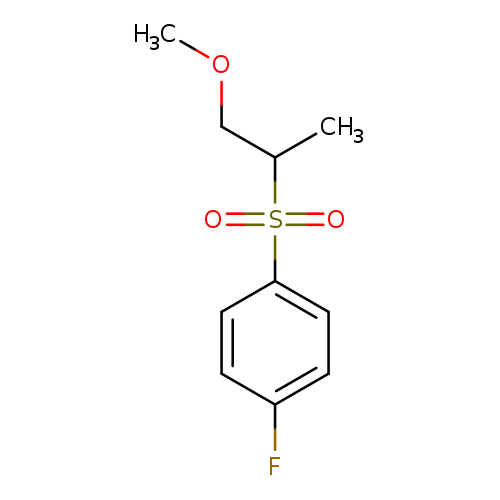 1-fluoro-4-(1-methoxypropane-2-sulfonyl)benzene