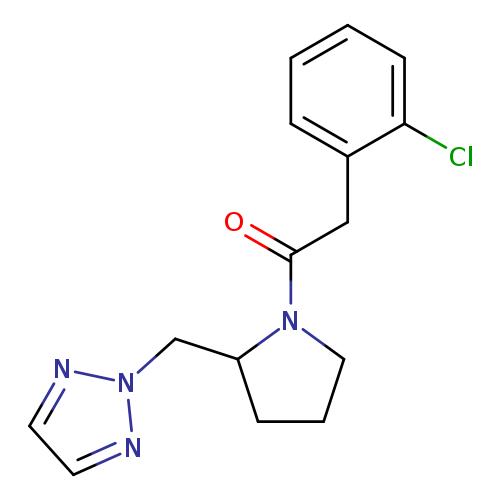 2-(2-chlorophenyl)-1-{2-[(2H-1,2,3-triazol-2-yl)methyl]pyrrolidin-1-yl}ethan-1-one
