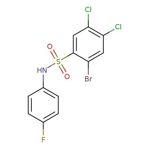2-bromo-4,5-dichloro-N-(4-fluorophenyl)benzene-1-sulfonamide