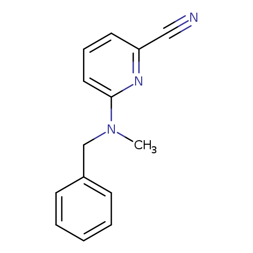 6-[benzyl(methyl)amino]pyridine-2-carbonitrile