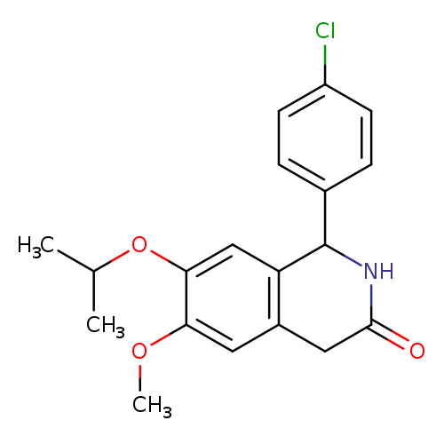 1-(4-Chlorophenyl)-1,4-dihydro-6-methoxy-7-(1-methylethoxy)-3(2H)-isoquinolinone