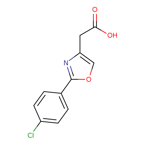 2-[2-(p-Chlorophenyl)oxazol-4-yl]acetic acid