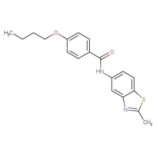 4-butoxy-N-(2-methyl-1,3-benzothiazol-5-yl)benzamide