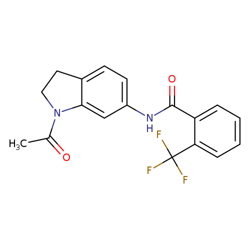 N-(1-acetyl-2,3-dihydro-1H-indol-6-yl)-2-(trifluoromethyl)benzamide
