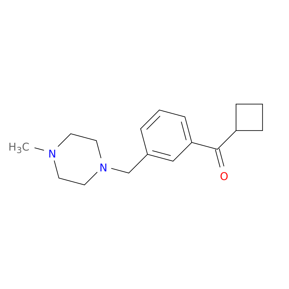 CYCLOBUTYL 3-(4-METHYLPIPERAZINOMETHYL)PHENYL KETONE