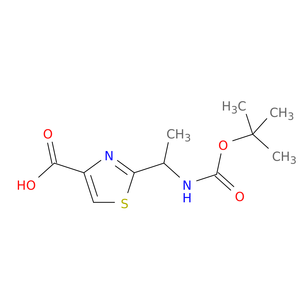 2-(1-{[(tert-butoxy)carbonyl]amino}ethyl)-1,3-thiazole-4-carboxylic acid