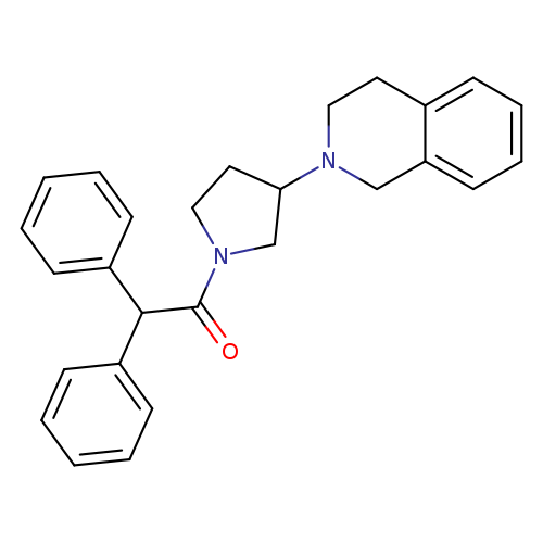 2,2-diphenyl-1-[3-(1,2,3,4-tetrahydroisoquinolin-2-yl)pyrrolidin-1-yl]ethan-1-one