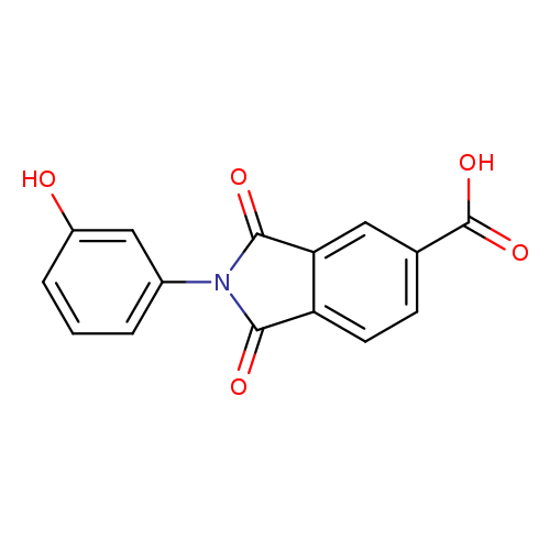 2-(3-hydroxyphenyl)-1,3-dioxoisoindoline-5-carboxylic acid