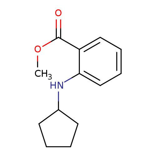 Methyl 2-(cyclopentylamino)benzoate