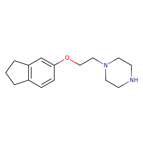 1-[2-(2,3-dihydro-1H-inden-5-yloxy)ethyl]piperazine