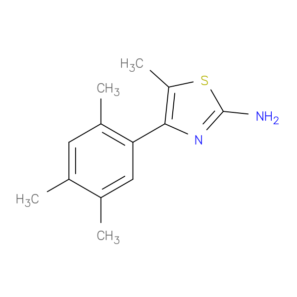 5-methyl-4-(2,4,5-trimethylphenyl)-1,3-thiazol-2-amine