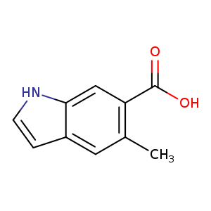 1H-Indole-6-carboxylic acid, 5-methyl-