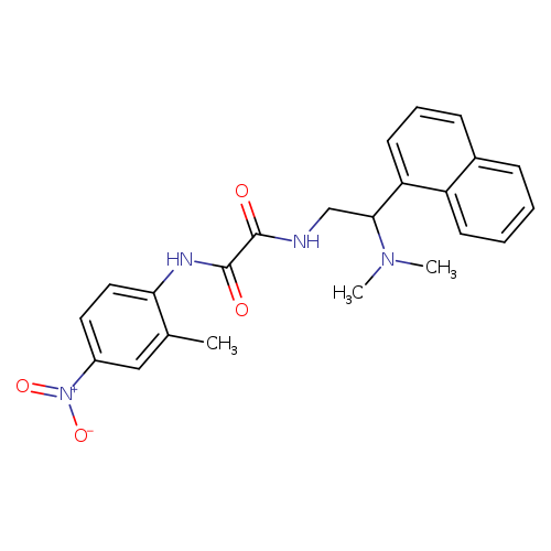 N-[2-(dimethylamino)-2-(naphthalen-1-yl)ethyl]-N'-(2-methyl-4-nitrophenyl)ethanediamide