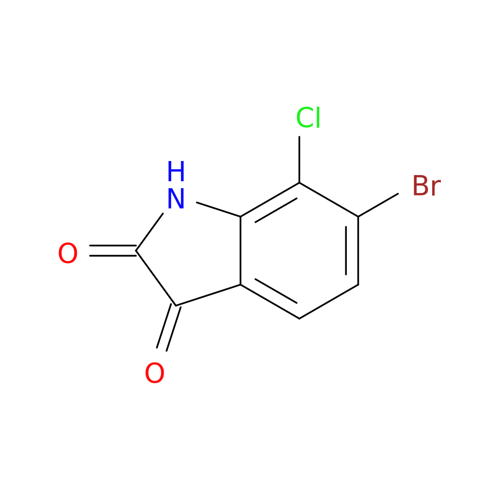 6-bromo-7-chloro-2,3-dihydro-1H-indole-2,3-dione