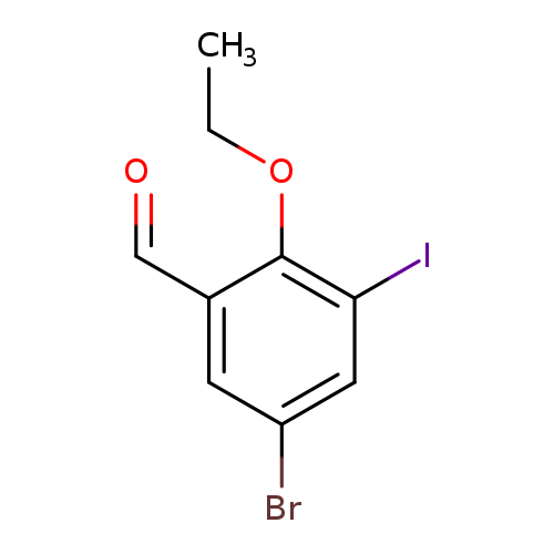 5-bromo-2-ethoxy-3-iodobenzaldehyde
