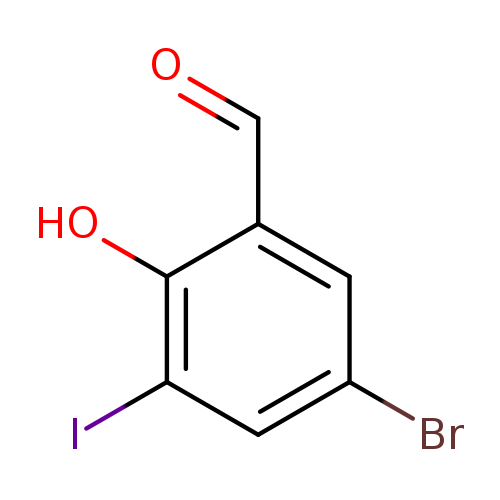 5-bromo-2-hydroxy-3-iodobenzaldehyde