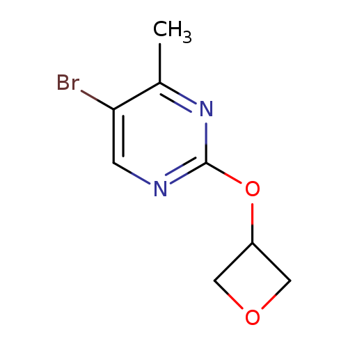 5-Bromo-4-methyl-2-(oxetan-3-yloxy)-pyrimidine