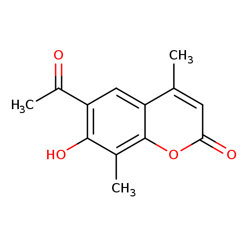6-acetyl-7-hydroxy-4,8-dimethyl-2H-chromen-2-one