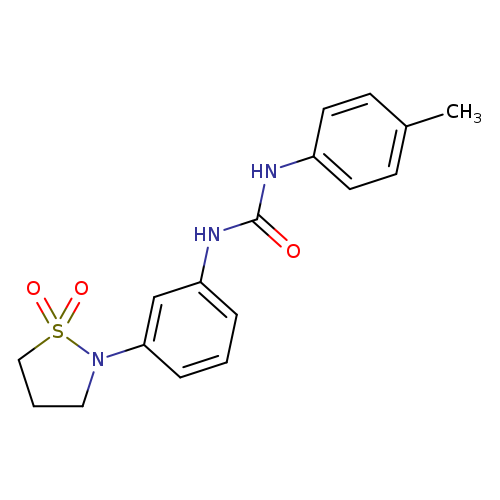 3-[3-(1,1-dioxo-1lambda6,2-thiazolidin-2-yl)phenyl]-1-(4-methylphenyl)urea