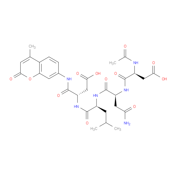 N-acetyl-L-α-aspartyl-L-asparaginyl-L-leucyl-N-(4-methyl-2-oxo-2H-1-benzopyran-7-yl)-L-α-asparagine