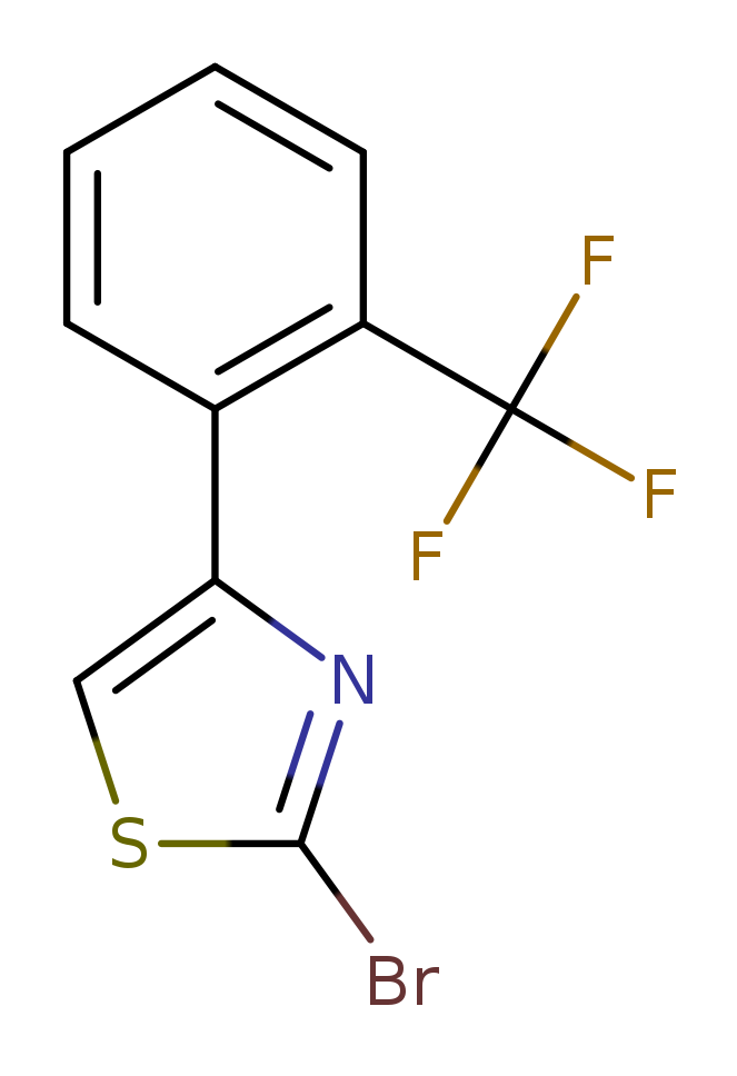 2-bromo-4-[2-(trifluoromethyl)phenyl]-1,3-thiazole