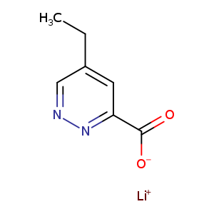 lithium(1+) 5-ethylpyridazine-3-carboxylate