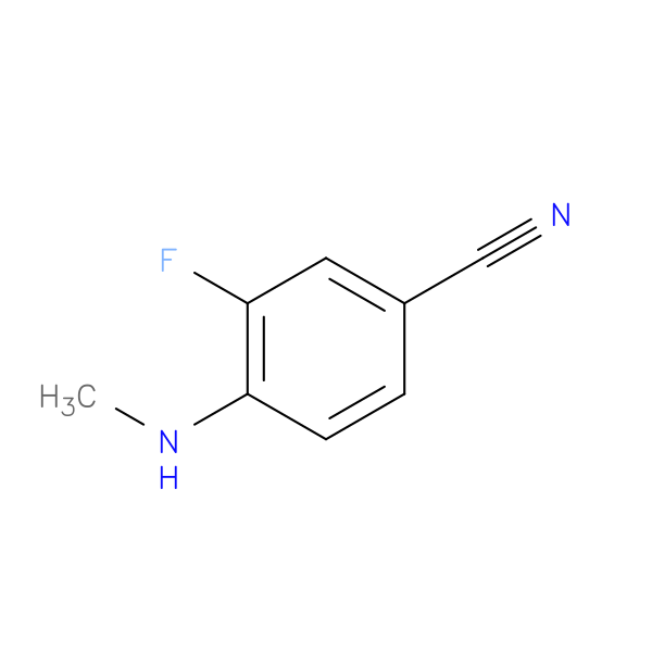 3-Fluoro-4-(methylamino)benzonitrile