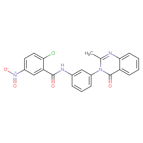 2-chloro-N-[3-(2-methyl-4-oxo-3,4-dihydroquinazolin-3-yl)phenyl]-5-nitrobenzamide