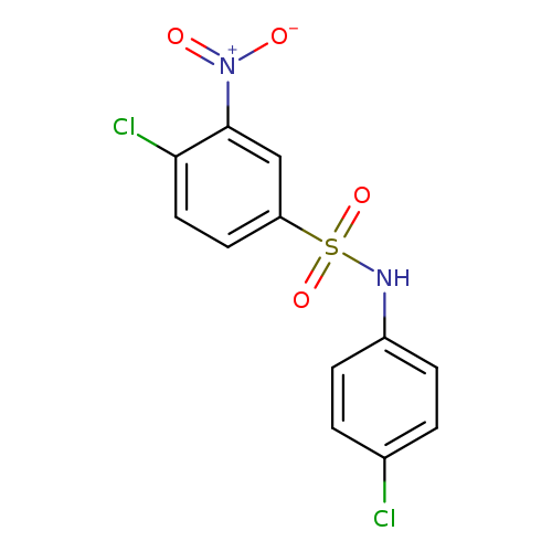 4-chloro-N-(4-chlorophenyl)-3-nitrobenzene-1-sulfonamide