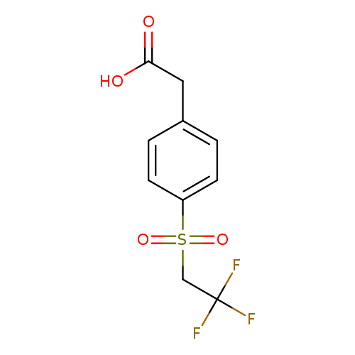 2-[4-(2,2,2-trifluoroethanesulfonyl)phenyl]acetic acid