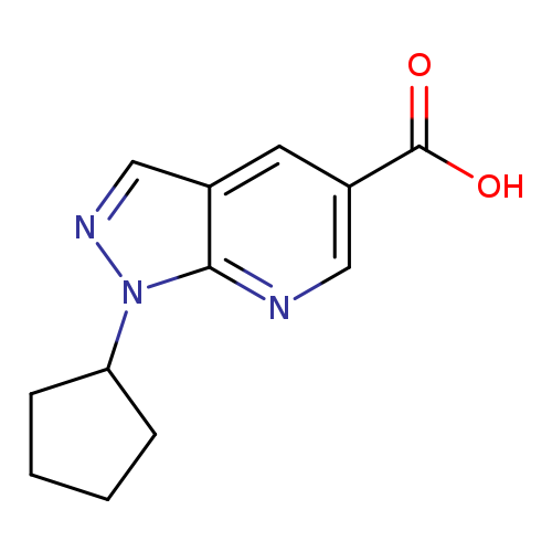 1-cyclopentyl-1H-pyrazolo[3,4-b]pyridine-5-carboxylic acid