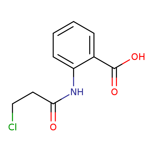 2-[(3-Chloropropanoyl)amino]benzoic acid