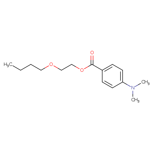 4-DIMETHYLAMINOBENZOIC ACID 2-N-BUTOXYETHYL ESTER