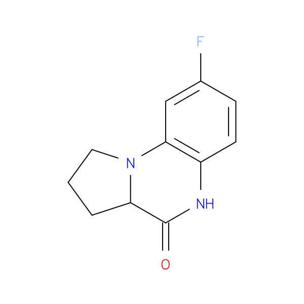 8-fluoro-1H,2H,3H,3aH,4H,5H-pyrrolo[1,2-a]quinoxalin-4-one
