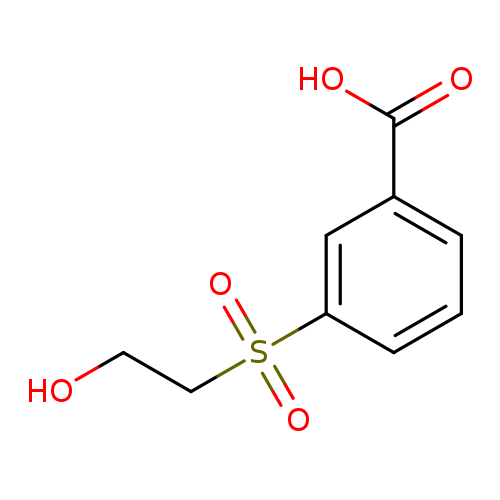 3-(2-hydroxyethanesulfonyl)benzoic acid