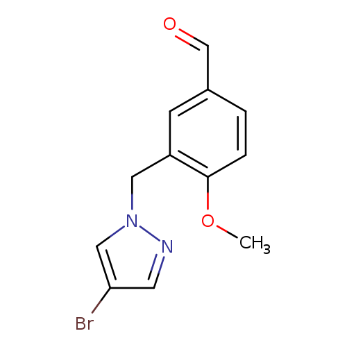 3-((4-Bromo-1H-pyrazol-1-yl)methyl)-4-methoxybenzaldehyde