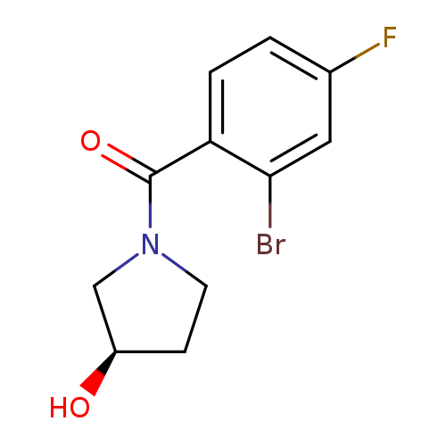 (3R)-1-(2-bromo-4-fluorobenzoyl)pyrrolidin-3-ol