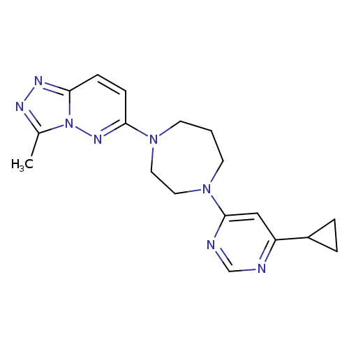 1-(6-cyclopropylpyrimidin-4-yl)-4-{3-methyl-[1,2,4]triazolo[4,3-b]pyridazin-6-yl}-1,4-diazepane