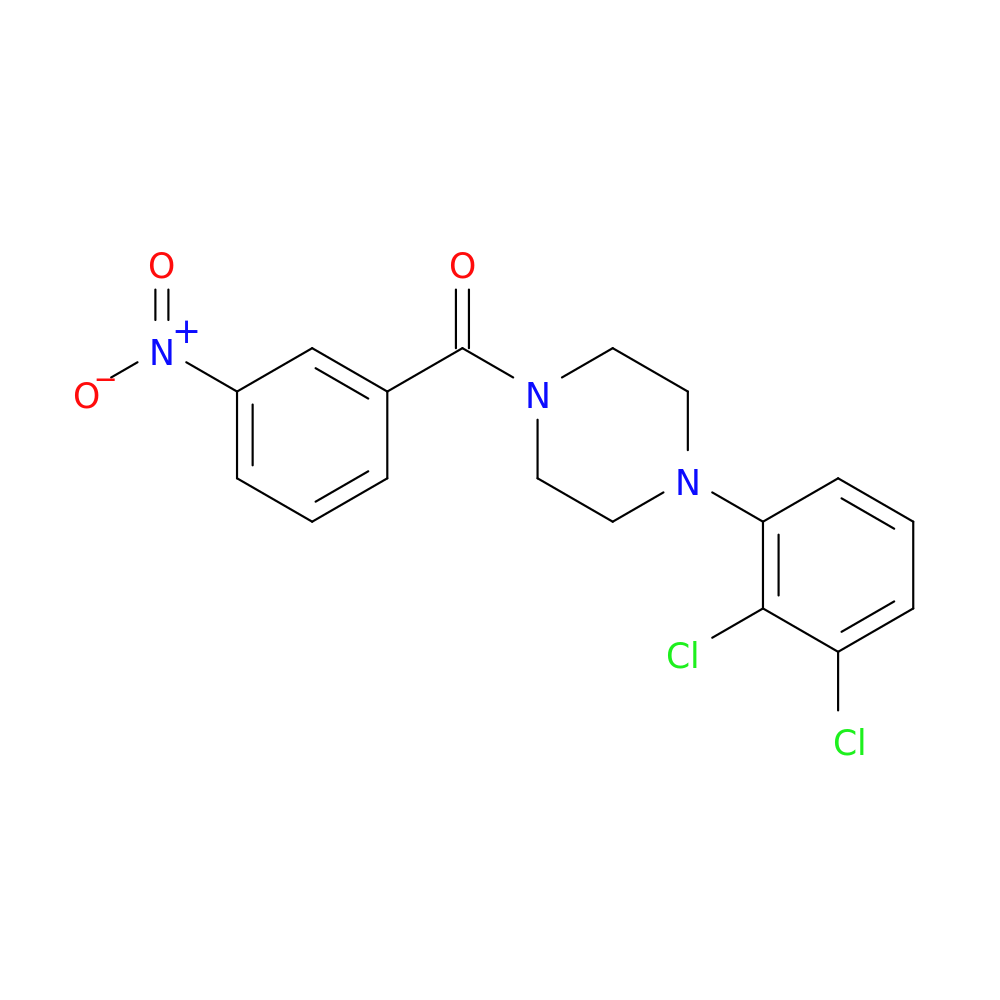 1-(2,3-dichlorophenyl)-4-(3-nitrobenzoyl)piperazine