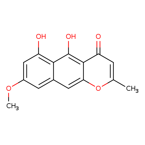 4H-Naphtho[2,3-b]pyran-4-one,5,6-dihydroxy-8-methoxy-2-methyl-