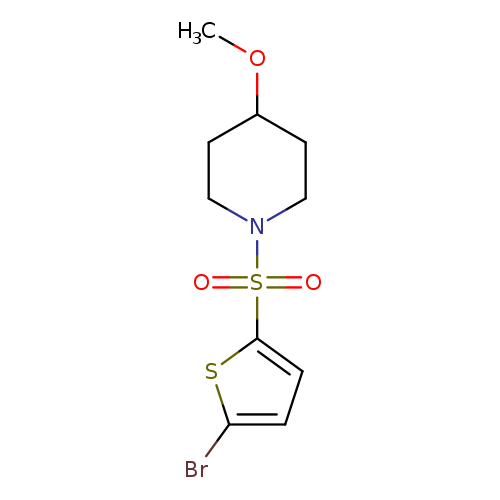 1-[(5-bromothiophen-2-yl)sulfonyl]-4-methoxypiperidine