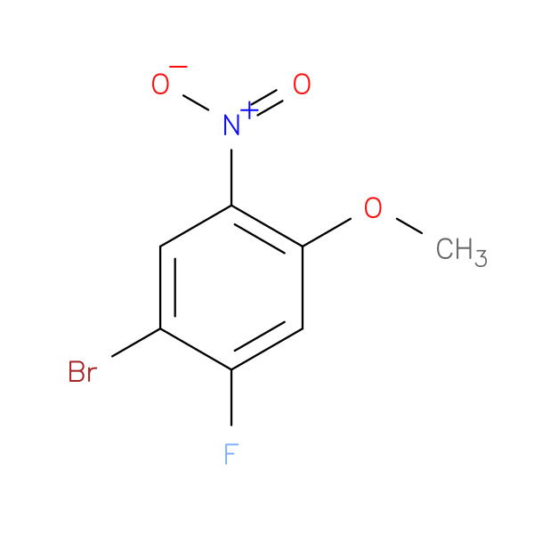1-Bromo-2-fluoro-4-methoxy-5-nitrobenzene