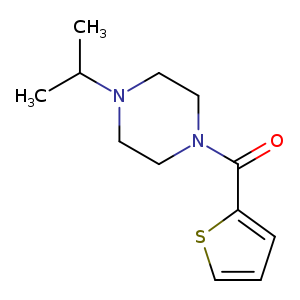 1-(propan-2-yl)-4-(thiophene-2-carbonyl)piperazine