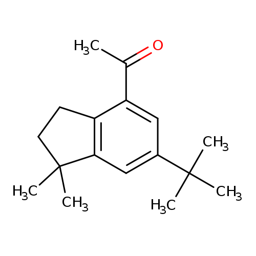 Ethanone, 1-[6-(1,1-dimethylethyl)-2,3-dihydro-1,1-dimethyl-1H-inden-4-yl]-