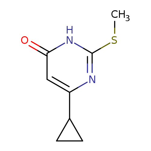 6-Cyclopropyl-2-(methylthio)pyrimidin-4(3H)-one