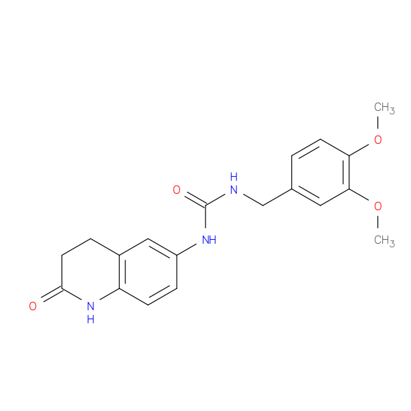 1-[(3,4-dimethoxyphenyl)methyl]-3-(2-oxo-1,2,3,4-tetrahydroquinolin-6-yl)urea