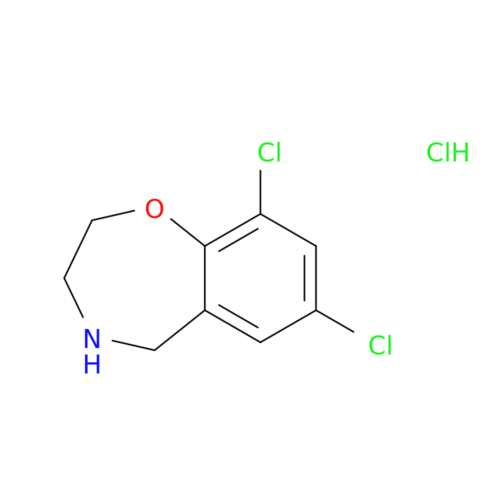 7,9-dichloro-2,3,4,5-tetrahydro-1,4-benzoxazepine hydrochloride