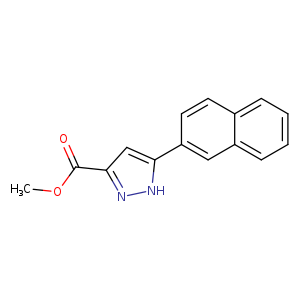1H-Pyrazole-3-carboxylic acid, 5-(2-naphthalenyl)-, methyl ester
