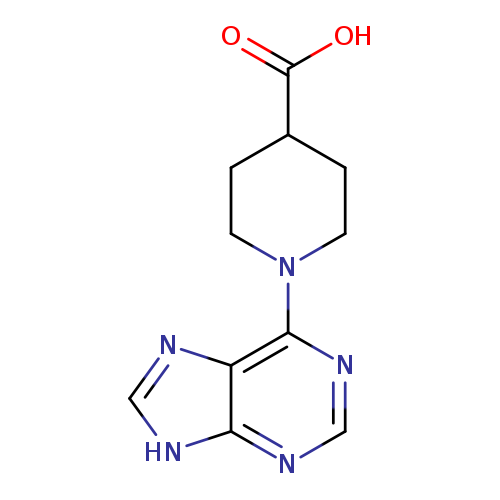1-(9H-Purin-6-yl)piperidine-4-carboxylic acid